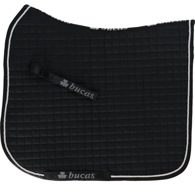 Bucas Max Saddle Pad Dress Black/Silver Full