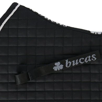 Bucas Max Saddle Pad Dress Black/Silver Full - Afbeelding 3