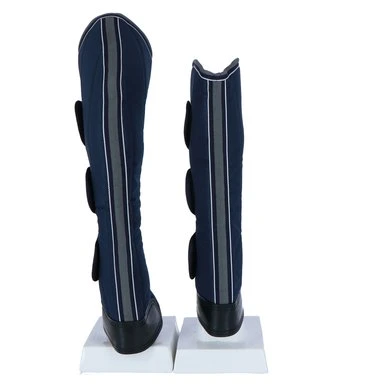 EQUITHÈME Transportbeschermers 600D Marine Blauw/Grijs/Wit - Afbeelding 4