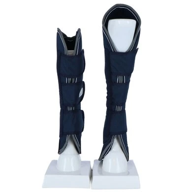 EQUITHÈME Transportbeschermers 600D Marine Blauw/Grijs/Wit - Afbeelding 5