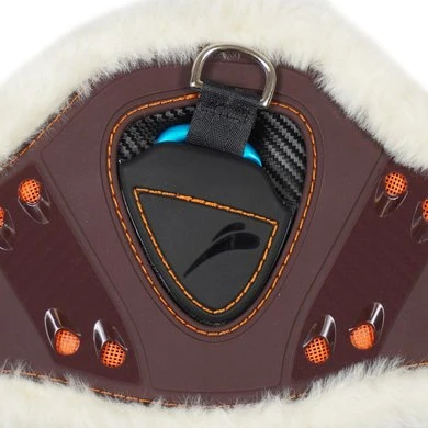 EQuick Singel ESapphire Fluffy Bruin 130cm - Afbeelding 3