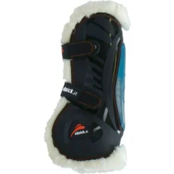 EQuick Peesbeschermers EShock Front Velcro Fluffy Zwart Full