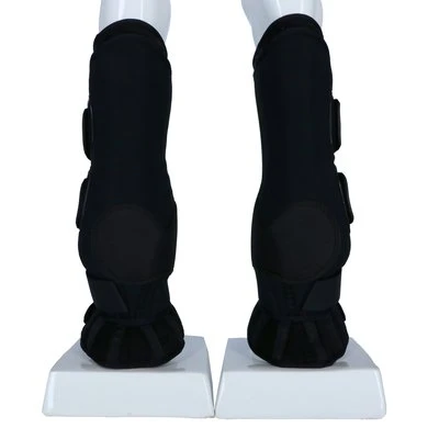 EQuick Transport Peesbeschermers Stable Boots Classic Rear Zwart - Afbeelding 3