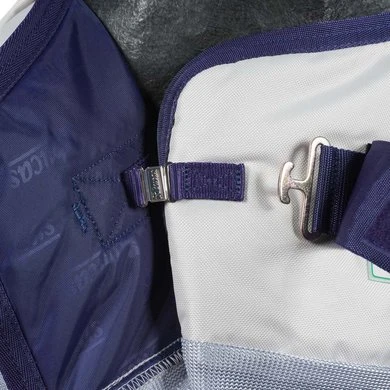 Bucas Buzz-Off Rain & Neck Zilver/Blauw 145/198 - Afbeelding 5