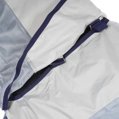 Bucas Buzz-Off Rain & Neck Zilver/Blauw 145/198 - Afbeelding 8