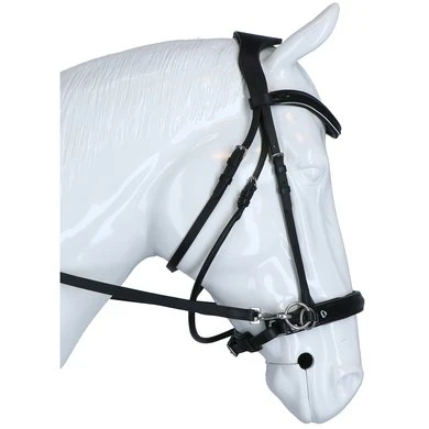 F.R.A. Bitloos Hoofdstel Abbey Zwart - Afbeelding 4