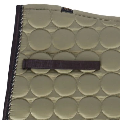 BR Zadeldekje Satin Dream Dressuur Olive Green - Afbeelding 3