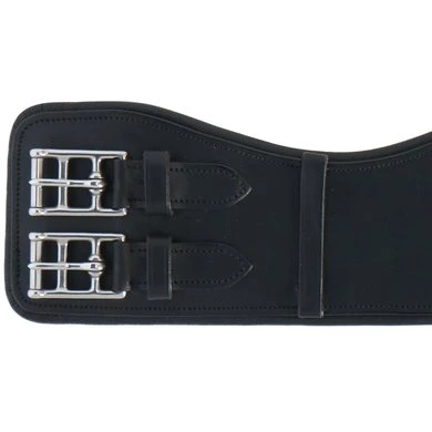 Passier Singel Leder Gebogen Zwart - Afbeelding 3