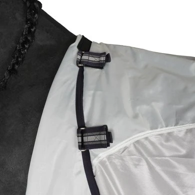 LeMieux Vliegendeken Arika Shower-Tek Navy/Grijs Dots - Afbeelding 7