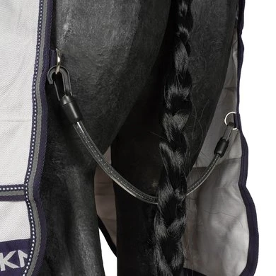 LeMieux Vliegendeken Arika Shower-Tek Navy/Grijs Dots - Afbeelding 10