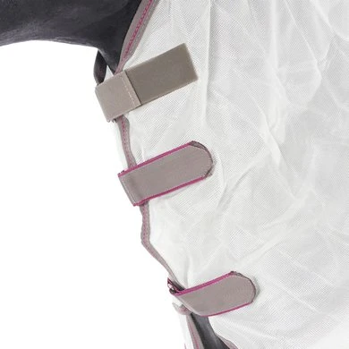 Weatherbeeta Comfitec Airflow II Combo Neck Wit/Donkergrijs/Orchid - Afbeelding 4
