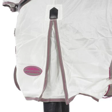 Weatherbeeta Comfitec Airflow II Combo Neck Wit/Donkergrijs/Orchid - Afbeelding 6