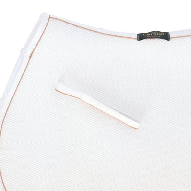 Cal Rei Zadeldekje Diamond Springen Wit/Brons Full - Afbeelding 3