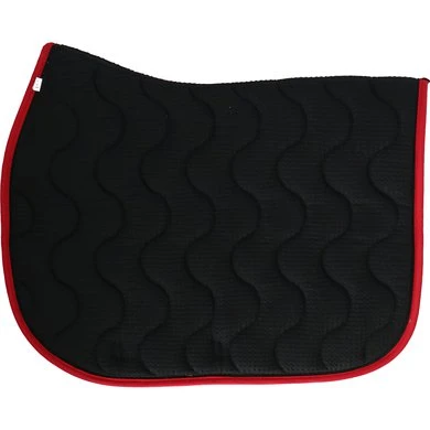 PÉNÉLOPE Pénélope Zadeldekje Classique Springen Zwart/Rood Full - Afbeelding 2