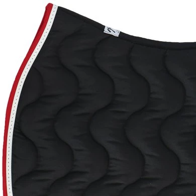 PÉNÉLOPE Pénélope Zadeldekje Classique Springen Zwart/Rood Full - Afbeelding 3