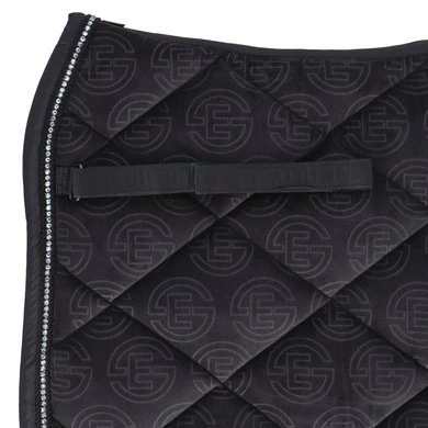 Eskadron Zadeldekje Reflexx Velvet Crystal Dressuur Donkergrijs - Afbeelding 3