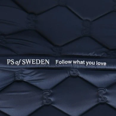 PS Of Sweden Zadeldekje Signature Springen Navy - Afbeelding 6