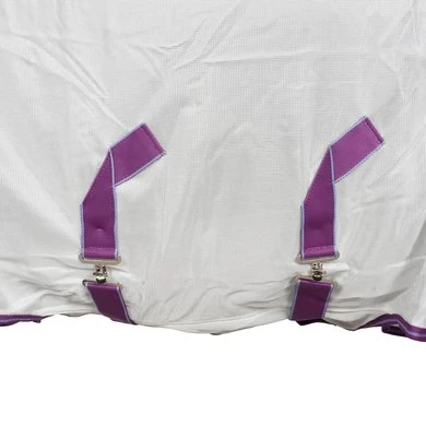 Weatherbeeta Comfitec Airflow II Combo Neck Wit/Lichtblauw/Paars - Afbeelding 9