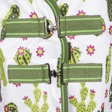 Weatherbeeta Vliegendeken Saxon Mesh Combo Neck Cactus Print 105/155 - Afbeelding 3