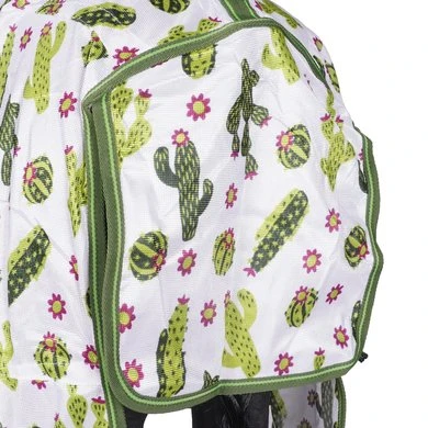 Weatherbeeta Vliegendeken Saxon Mesh Combo Neck Cactus Print 105/155 - Afbeelding 11