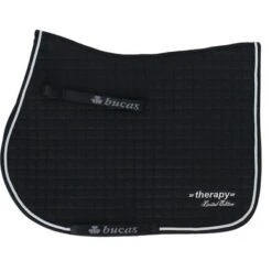 Bucas Zadeldekje Therapy Limited Edition Springen Black/Silver
