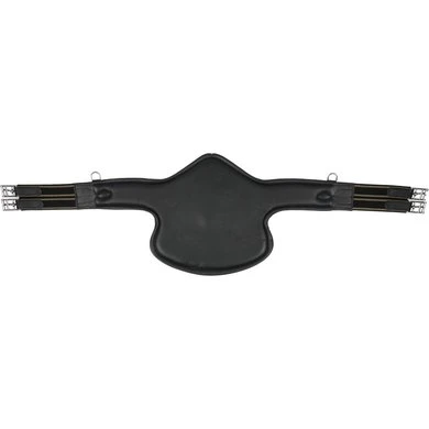 Horka Singel Met Buikbeschermer Leer Zwart/zilver - Afbeelding 2