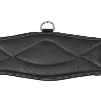 Horka Dressuursingel Zacht Gevoerd Leer Zwart/zilver - Afbeelding 4