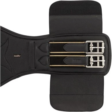 Premiere Dressuursingel Calais Buikflap Kort Zwart 80cm - Afbeelding 2