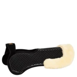 BR Soft Gel Hexagonal Met Uitsparing ECO-wol Zwart/Naturel