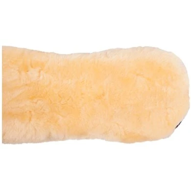 BR Singelhoes Dressuur Sheepskin Voorgevormd Zwart/Naturel - Afbeelding 3