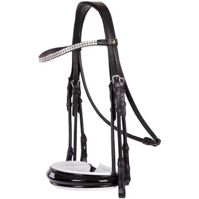 BR Hoofdstel Swindon II Stang/Trens Zwart/Wit Full