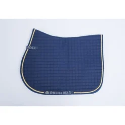 Bucas Max Saddle Pad Jump/AP Navy/Gold Full