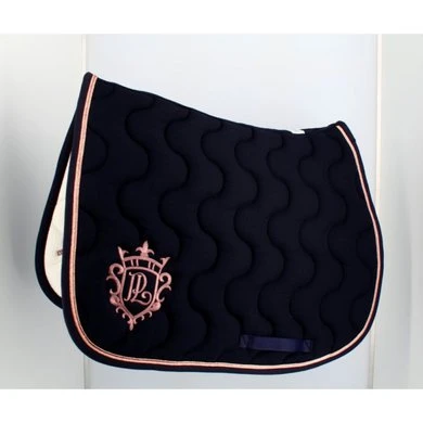 PÉNÉLOPE Pénélope Zadeldekje Classique Springen Navy/Roze Full