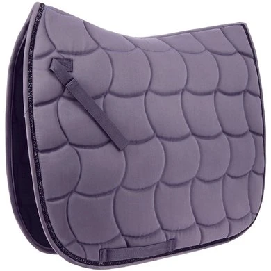 EQUITHÈME Zadeldekje Satin Dressuur Plum Full