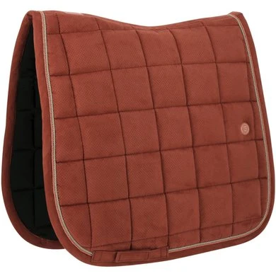 EQUITHÈME Zadeldekje Suède Dressuur Roest Full
