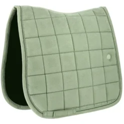 EQUITHÈME Zadeldekje Suède Dressuur Pastelgroen Full