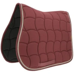 EQUITHÈME Zadeldekje Shiny Veelzijdig Burgundy Full