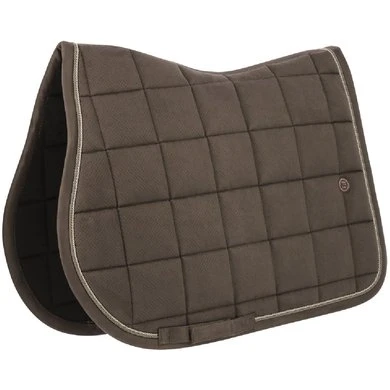 EQUITHÈME Zadeldekje Suède Chocolade Full