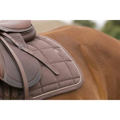 EQUITHÈME Zadeldekje Suède Chocolade Full - Afbeelding 4
