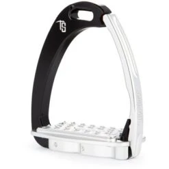 Tech Stirrups Stijgbeugels Venice Sloped Zwart/Zilver M