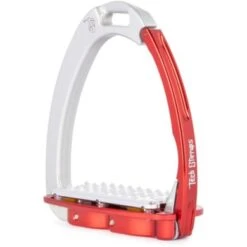 Tech Stirrups Stijgbeugels Venice Xtrail Zilver/Rood Adult