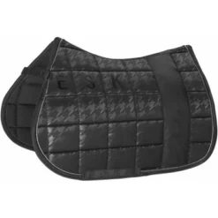 Eskadron Zadeldekje Big Square Glossy Veelzijdigheid Zwart Full