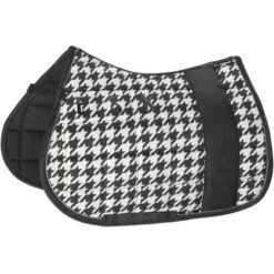 Eskadron Zadeldekje Big Square Glossy Veelzijdigheid Zwart/Creme/Dark Olive Full