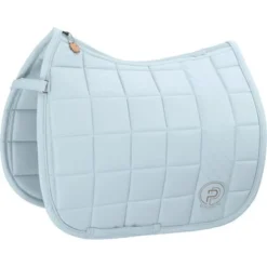 Eskadron Platinum Dressuurzadeldekje Big Square Faux Leather Powder Blue