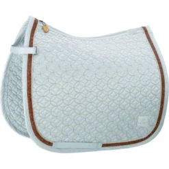 Eskadron Platinum Dressuurzadeldekje Mattgloss Jewel Powder Blue