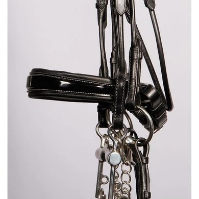 Harry's Horse Hoofdstel S&T Grand Prix Zwart - Afbeelding 3