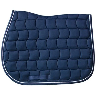 Harcour Zadeldekje Chantilly Springen Navy/Wit Full