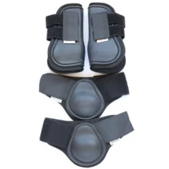 HB Beenbeschermerset Zwart Shetland