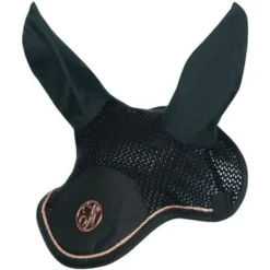 Harry's Horse Oornetje Badge Rosegold Zwart