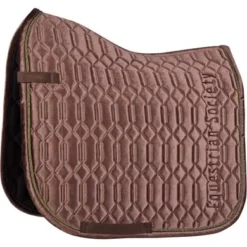 Harrys Horse Zadeldekje Velvet WI23 Dressuur Chocolate Chip